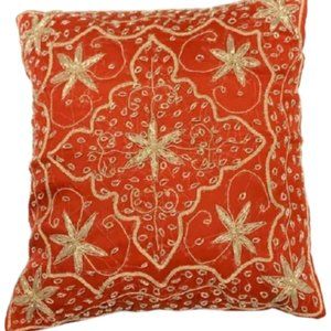 Decorative-Beaded-Sparkly-Throw-Pillow-Cushion-Cover Pillow case-hand made